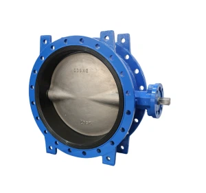 Заменљиво седиште/лабава облога ЕПДМ/НБР заптивка са гумом са двоструком прирубницом лептир вентил за воду